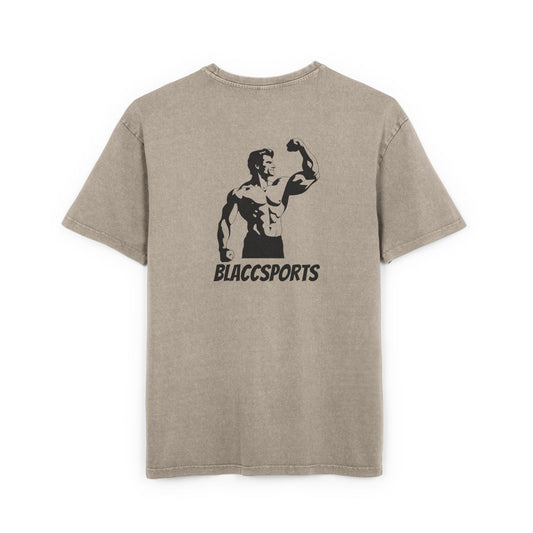 Washed muscle T-shirt